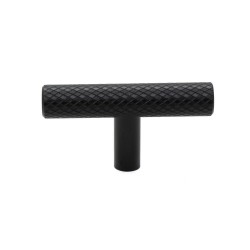 Buton Mobila Small T Negru Mat