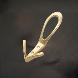 Cuier Elips Auriu Mat