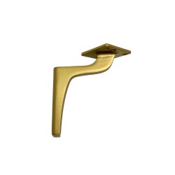 Picior Mobila Zarif Auriu Mat