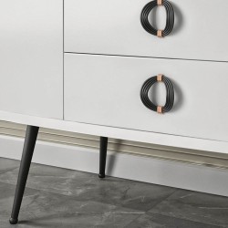 Picior Mobila Bone Auriu Mat