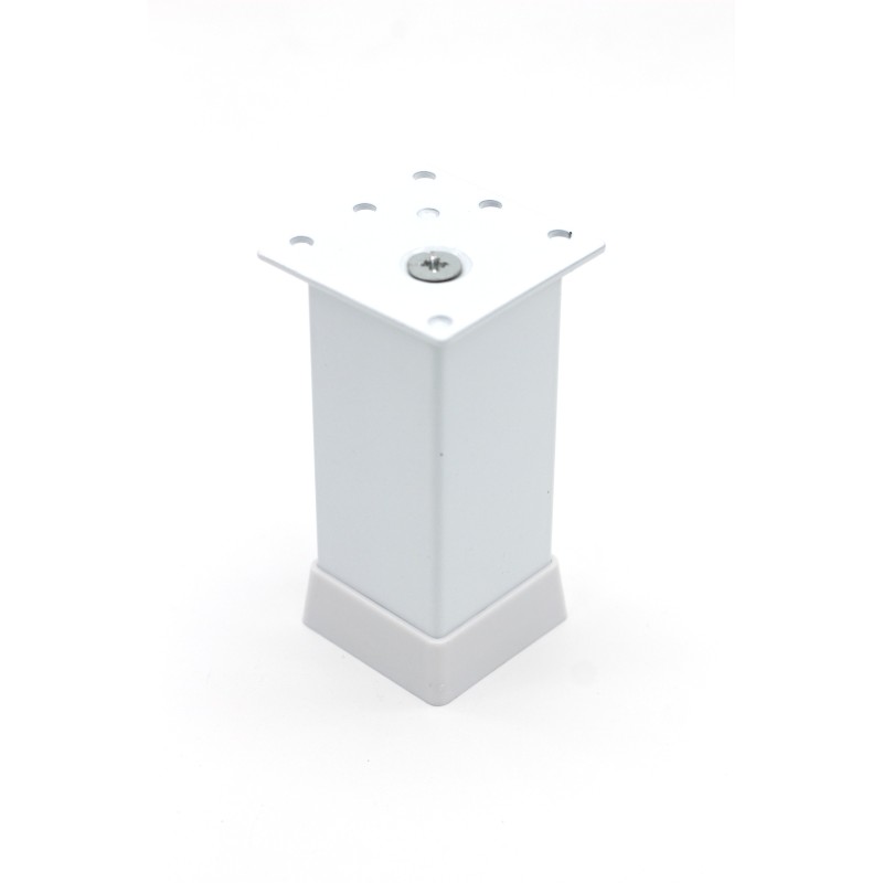 Picior Mobila Reglabil 40x40mm Alb