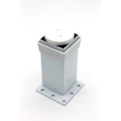 Picior Mobila Reglabil 40x40mm Alb