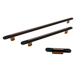 Maner Mobila Lungo Negru Mat + Cupru Mat